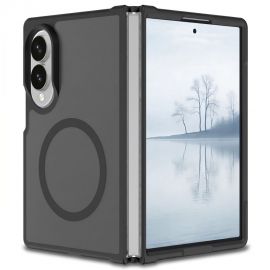Juodas matinis dėklas Samsung Galaxy Z Fold 8 "Tech-Protect Magmat Magsafe"