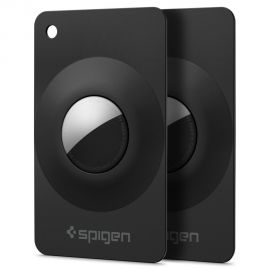 Juodas kortelės laikiklis "SPIGEN AIRFIT 2 2-PACK APPLE AIRTAG 1 / 2"