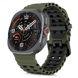 Žalia-juoda apyrankė Samsung Galaxy Watch Ultra 1 / 2 2024-2026 (47mm) "Tech-Protect Iconband Pro"
