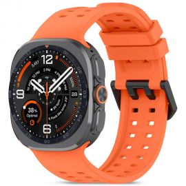 Oranžinė silikoninė apyrankė SAMSUNG GALAXY WATCH ULTRA 1 / 2 2024-2026 (47 MM) "Tech-Protect Silicone Air"