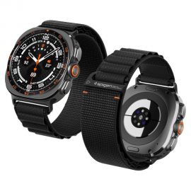 Juoda apyrankė SAMSUNG GALAXY WATCH ULTRA 1 / 2 2024-2026 (47 MM) "SPIGEN WBF1 BAND"
