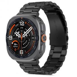 Juoda apyrankė SAMSUNG GALAXY WATCH ULTRA 1 / 2 2024-2026 (47 MM) "Tech-Protect Stainless"