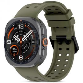 Žalia silikoninė apyrankė  SAMSUNG GALAXY WATCH ULTRA 1 / 2 2024-2026 (47 MM) "Tech-Protect Silicone Air"