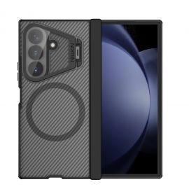 Skaidrus-juodas dėklas Nillkin CamShield Prop Magnetic telefonui Samsung Galaxy Z Fold 8 Ultra