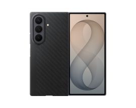 Juodas originalus dėklas Samsung Galaxy Z Fold 8 Ultra "EF-KF976SBE Carbon Magnet"