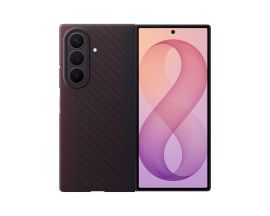Raudonas originalus dėklas Samsung Galaxy Z Fold 8 Ultra "EF-KF976SRE Carbon Magnet"