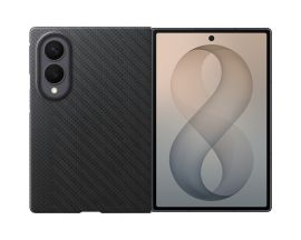 Juodas originalus dėklas Samsung Galaxy Z Fold 8 "EF-KF971SBE Carbon Magnet"