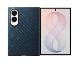 Tamsiai mėlynas originalus dėklas Samsung Galaxy Z Fold 8 "EF-KF971SNE Carbon Magnet"