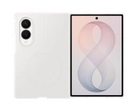 Baltas originalus dėklas EF-EF971CWE Silicone Magnetic Cover telefonui Samsung Galaxy Z Fold 8