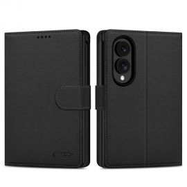 Juodas atverčiamas dėklas Samsung Galaxy Z Fold 8 "Tech-Protect Wallet"
