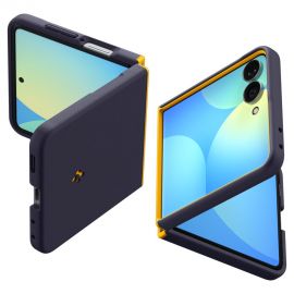 Tamsiai mėlynas dėklas Samsung Galaxy Z Flip 8 "Spigen Nano Pop Mag Magsafe"
