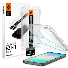 Skaidrus apsauginis stikliukas Samsung Galaxy A27 5G "Spigen Glas.Tr Ez Fit" 2vnt