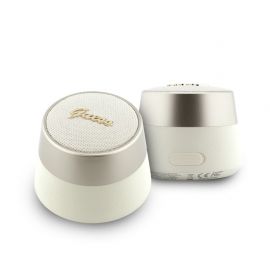 Auksinė garso kolonėlė "Guess Script Metal Logo Bluetooth Speaker 5W"