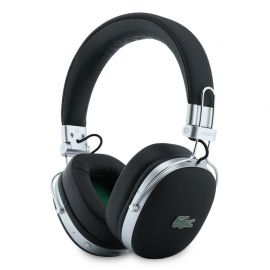 Juodos belaidės ausinės "Lacoste Petit Pique ENC Wireless Earphones"