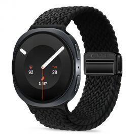 Juoda apyrankė SAMSUNG GALAXY WATCH 8 / 9 / CLASSIC (40 / 44 / 46 MM) "Tech-Protect Nylonmag"