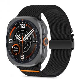Juoda apyrankė SAMSUNG GALAXY WATCH ULTRA 1 / 2 2024-2026 (47 MM) "Tech-Protect Nylon Clasp"
