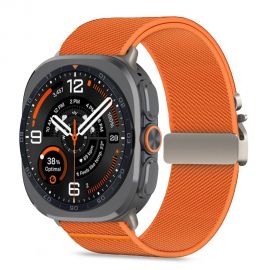 Oranžinė apyrankė SAMSUNG GALAXY WATCH ULTRA 1 / 2 2024-2026 (47 MM) "Tech-Protect Nylon Clasp"