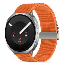Oranžinė apyrankė SAMSUNG GALAXY WATCH 8 / 9 / CLASSIC (40 / 44 / 46 MM) "Tech-Protect Nylon Clasp"