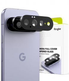 Juodas apsauginis kameros stikliukas Google Pixel 11 "Ringke Camera Full Cover 2-Pack"