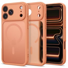 Oranžinis matinis dėklas telefonui Apple Iphone 17 Pro / 18 Pro "Tech-Protect Basicmag Magsafe"