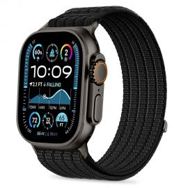 Juoda apyrankė APPLE WATCH 8 / 9 / 10 / 11 / SE / ULTRA (44 / 45 / 46 / 49 MM) "Tech-Protect Nylon Sport"