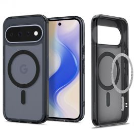 Juodas frost dėklas Google Pixel 11 "Spigen Ultra Hybrid Mag Magsafe"