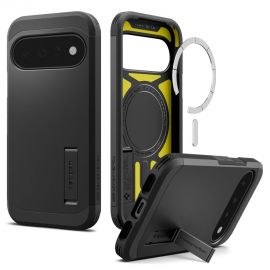 Juodas dėklas Google Pixel 11 "Spigen Tough Armor Magsafe"