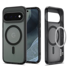 Juodas frost dėklas Google Pixel 11 Pro "Spigen Ultra Hybrid Mag Magsafe"