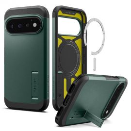 Žalias dėklas Google Pixel 11 Pro "Spigen Tough Armor Magsafe"