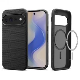 Juodas matinis dėklas Google Pixel 11 Pro XL "Spigen Liquid Air Mag Magsafe"