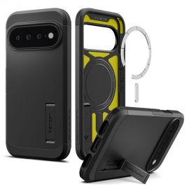 Juodas dėklas Google Pixel 11 Pro XL "Spigen Tough Armor Magsafe"