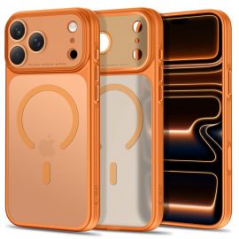 Oranžinis matinis dėklas Apple Iphone 17 Pro Max / 18 Pro Max "Tech-Protect Magprime Magsafe CC"