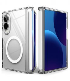 Skaidrus dėklas Samsung Galaxy Z Fold 8 "Ringke Fusion Flap Magnetic Magsafe"