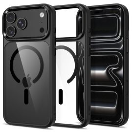 Juodas-skaidrus dėklas Apple Iphone 17 Pro / 18 Pro "Tech-Protect Magmat Magsafe CC"