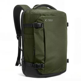 Žalia kuprinė "TECH-PROTECT DEFENDER S70 RYANAIR & WIZZAIR TRAVEL LAPTOP CABIN BACKPACK 24L 40x30x20"
