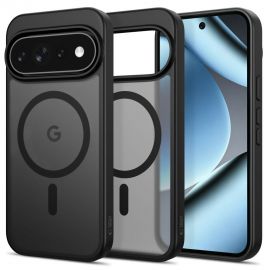 Juodas matinis dėklas GOOGLE PIXEL 9 PRO XL / 10 PRO XL / 11 PRO XL "Tech-Protect Magmat Magsafe"