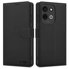 Juodas atverčiamas dėklas Xiaomi Redmi 17 4G / 5G "Tech-Protect Wallet"