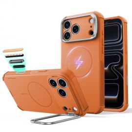 Oranžinis dėklas Apple Iphone 17 Pro / 18 Pro "ESR CYBER TOUGH KICKSTAND MAGSAFE"