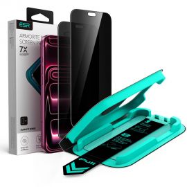 Privatumo apsauginis ekrano stikliukas Apple Iphone 18 Pro "ESR ULTRAFIT ARMORITE TEMPERED GLASS 2-PACK"