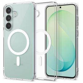 Skaidrus-baltas dėklas Samsung Galaxy S26 FE "Spigen Ultra Hybrid Mag Magsafe"