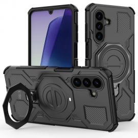 Juodas matinis dėklas Samsung Galaxy A17 / A18 4G / 5G "TECH-PROTECT TACTICSTAND MAGSAFE"