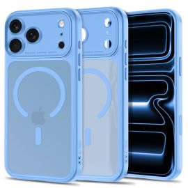Šviesiai mėlynas matinis dėklas Apple Iphone 17 Pro / 18 Pro "Tech-Protect Magpeak Magsafe CC"