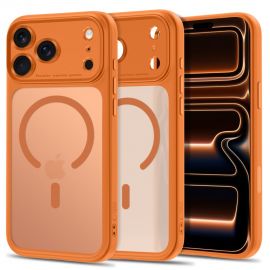 Oranžinis matinis dėklas Apple Iphone 17 Pro / 18 Pro "Tech-Protect Magpeak Magsafe CC"