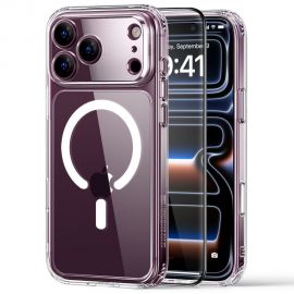 Skaidrus dėklas su apsauginiu stiklu Apple Iphone 17 Pro / 18 Pro "Esr Classic Hybrid Magsafe"