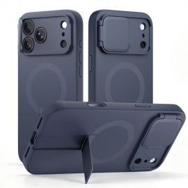 Tamsiai mėlynas dėklas Apple Iphone 17 Pro Max / 18 Pro Max "Tech-Protect Kevlar Aura Magsafe"