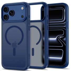 Matinis tamsiai mėlynas dėklas Apple Iphone 17 Pro / 18 Pro "Tech-Protect Magmat Magsafe CC"