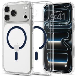 Skaidrus tamsiai mėlynas dėklas Apple Iphone 17 Pro Max / 18 Pro Max "Spigen Ultra Hybrid Magsafe"