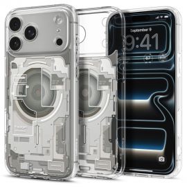 Titano naturalus dėklas Apple Iphone 17 Pro Max / 18 Pro Max "Spigen Ultra Hybrid Magsafe"