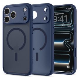 Tamsiai mėlynas frost dėklas Apple Iphone 17 Pro / 18 Pro "Spigen Ultra Hybrid Magsafe"