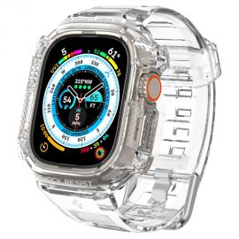 Skaidri apyrankė APPLE WATCH ULTRA 1 / 2 / 3 / 4 (49 MM) "Spigen Rugged Armor Pro"